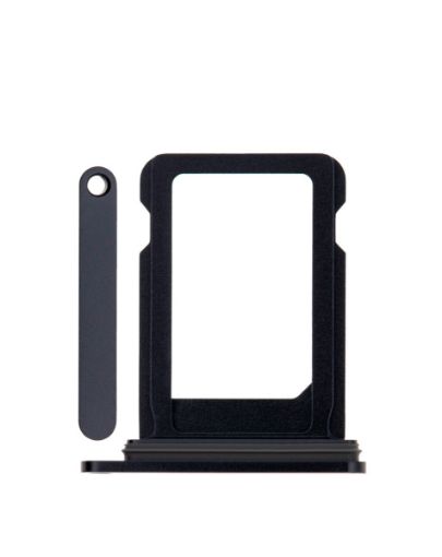Single Sim Card Tray for iPhone 12 Mini - BLACK