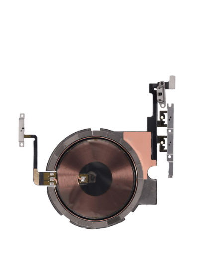 Wireless NFC Charging Chip with Power & Volume Button Flex Cable for iPhone 12 Pro Max