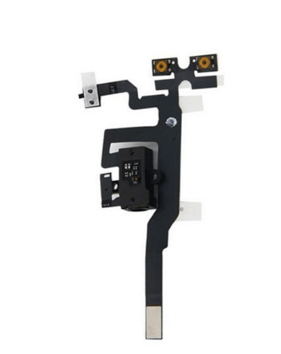Headphone Audio Jack & Volume Button for iPhone 4GSM - BLACK
