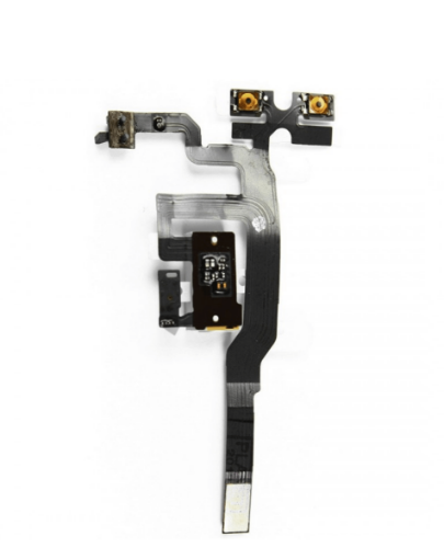 Headphone Audio Jack & Volume Button for iPhone 4GSM - WHITE