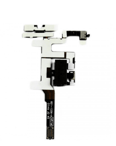 Headphone Audio Jack & Volume Button for iPhone 4S - BLACK