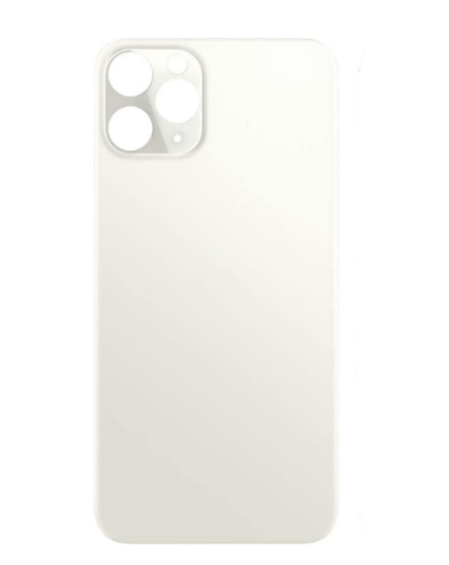 Back Glass with Bigger Camera Hole for iPhone 11 Pro Max - SILVER