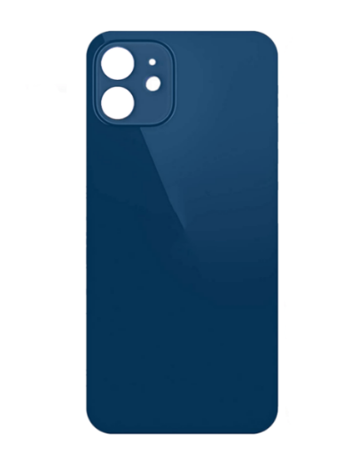 Back Glass with Bigger Camera Hole for iPhone 12 Mini - BLUE