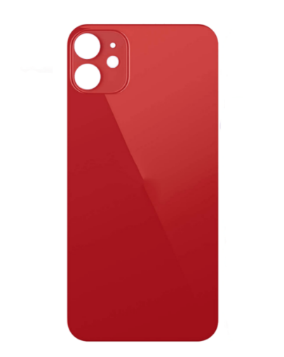 Back Glass with Bigger Camera Hole for iPhone 12 Mini - RED