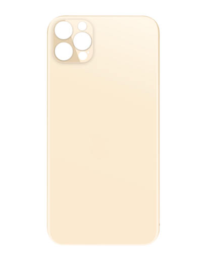 Back Glass with Bigger Camera Hole for iPhone 12 Pro - GOLD
