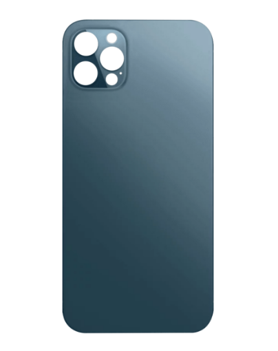 Back Glass with Bigger Camera Hole for iPhone 12 Pro - PACIFIC BLUE