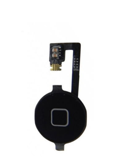 Home Button Flex Cable for iPhone 4 - BLACK