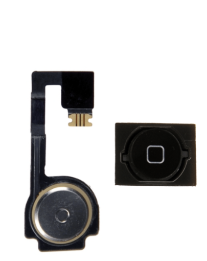 Home Button Flex Cable for iPhone 4S - BLACK