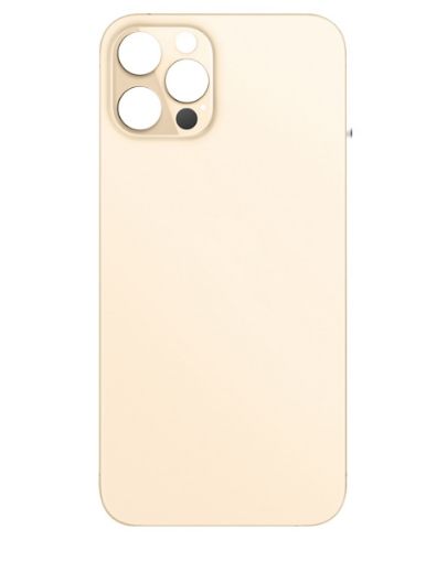 Back Glass with Bigger Camera Hole for iPhone 12 Pro Max - GOLD