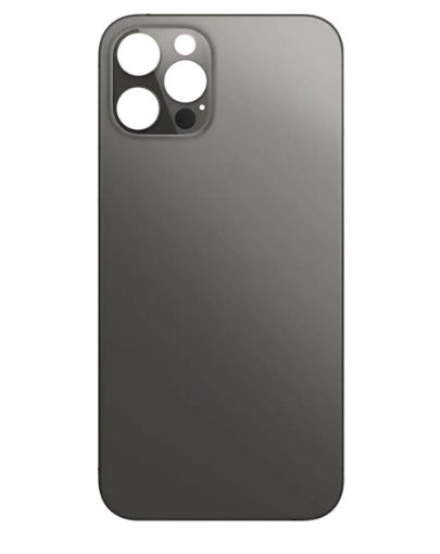 Back Glass with Bigger Camera Hole for iPhone 12 Pro Max - GRAPHITE