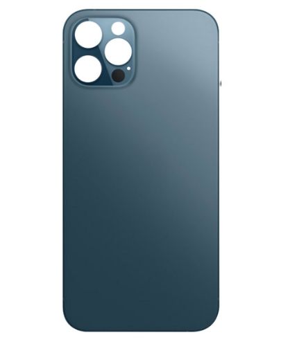 Back Glass with Bigger Camera Hole for iPhone 12 Pro Max - PACIFIC BLUE