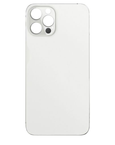 Back Glass with Bigger Camera Hole for iPhone 12 Pro Max - SILVER