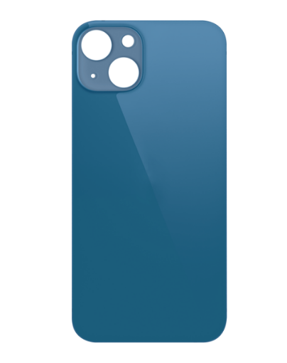 Picture of Back Glass with Bigger Camera Hole for iPhone 13 Mini - BLUE
