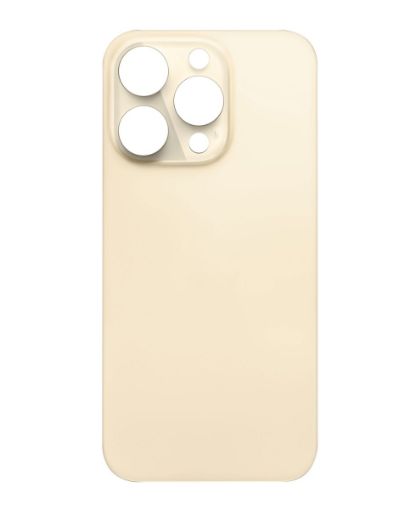 Back Glass with Bigger Camera Hole for iPhone 14 Pro - GOLD