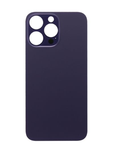 Back Glass with Bigger Camera Hole for iPhone 14 Pro Max - DEEP PURPLE