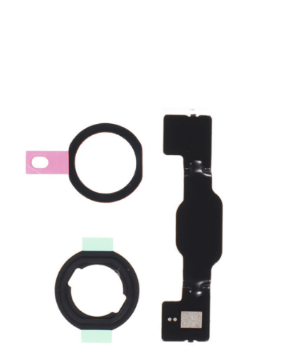 Home Button Holding Bracket with Rubber Gasket for iPad 10.2 7 / 8 / 9 / iPad 6 / iPad 5