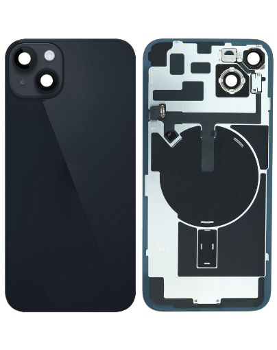 Back Glass with Frame and MagSafe Magnet for iPhone 14 Plus - MIDNIGHT