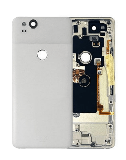 Housing Frame With Small Components Pre-Installed for Google Pixel 2 - WHITE