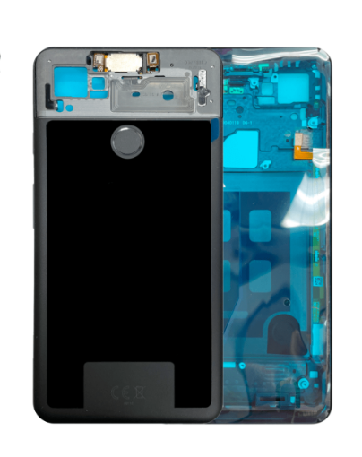 Housing Frame With Small Components Pre-Installed for Google Pixel 2 XL - BLACK