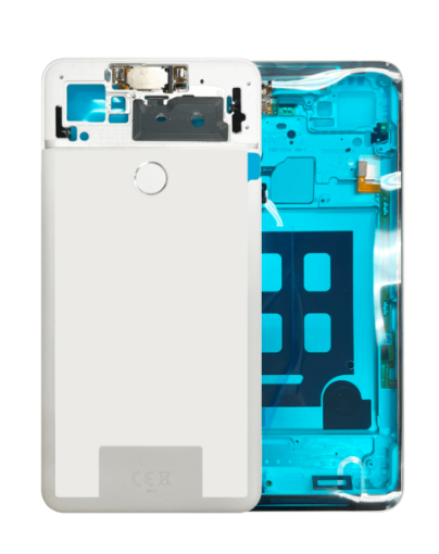 Housing Frame With Small Components Pre-Installed for Google Pixel 2 XL - WHITE