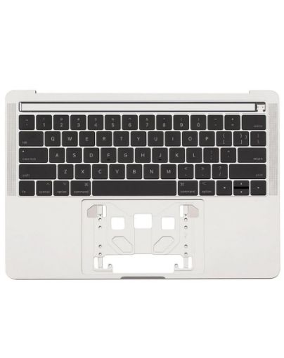 Top Case with US Keyboard for MacBook Pro 13" Touch Bar A1706 / Late 2016 / Mid 2017 - SILVER