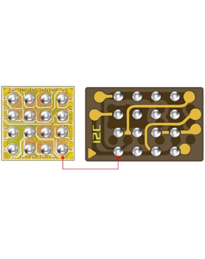 i2C 16-Pin Universal Face Repair Chip for iPhone 13 to 15 Pro Max