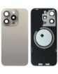 Back Glass with Frame and MagSafe Magnet for iPhone 15 Pro - NATURAL TITANIUM