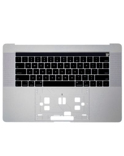 Top Case With US Keyboard for MacBook Pro 15" Touch Bar A1990 / Late 2018 / Early 2019 - SILVER