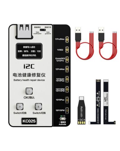 i2C KC02S Battery Health Recovery Device Activation Instrument for iPhone 11 to 15 Pro Max