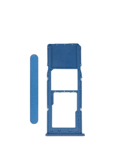 Single Sim Card Tray for Galaxy A12 / A125 - BLUE