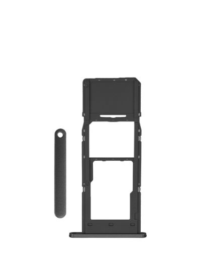 Single Sim Card Tray for Galaxy A14 4G / A145 - BLACK