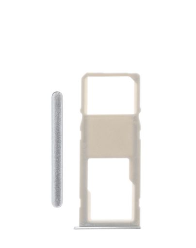 Single Sim Card Tray for Galaxy A21 / A215 - CLOUD WHITE
