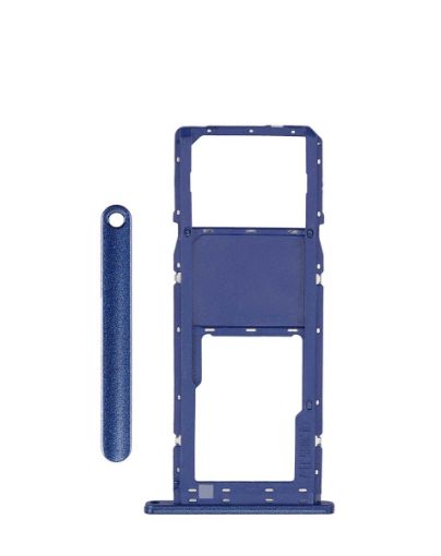 Single Sim Card Tray for Galaxy A03S / A037F - BLUE