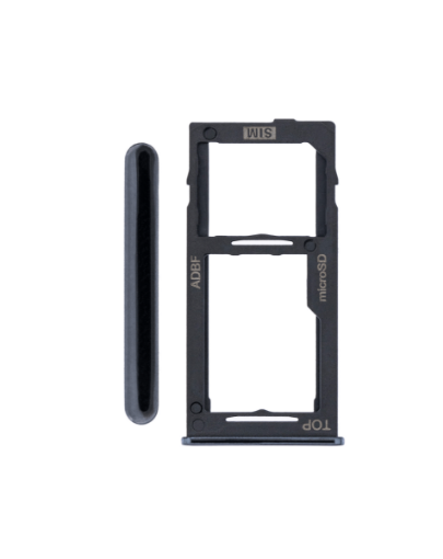 Single Sim Card Tray for Galaxy A42 5G / A426 - PRISM BLACK