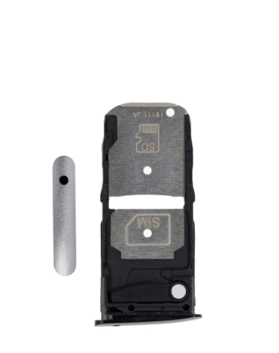 Sim Card Tray for Motorola Moto Z4 / 1980 - SILVER