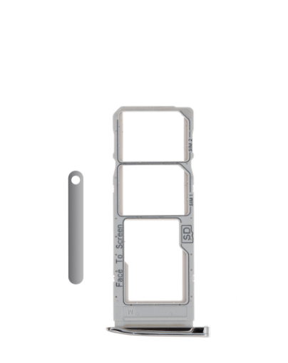 Motorola Moto G7 Plus / G7 Dual Sim Card Tray - SILVER