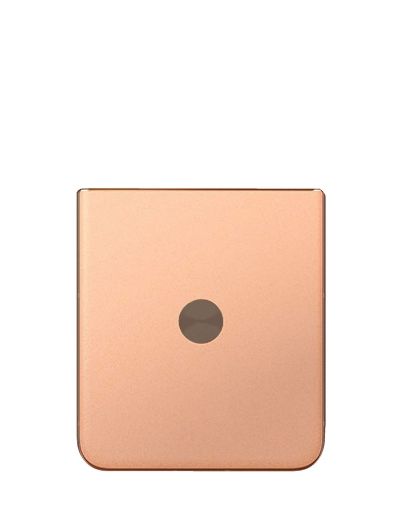 Outer Bottom Panel Back Cover for Motorola Razr Plus / Razr 50 Ultra / XT2451 - PEACH FUZZ