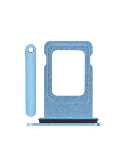 Single Sim Card Tray for iPhone XR - BLUE