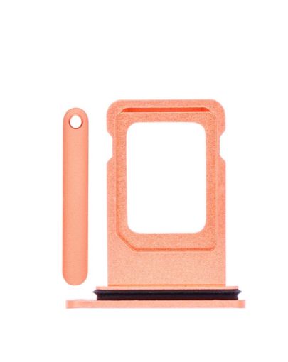 Single Sim Card Tray for iPhone XR - CORAL