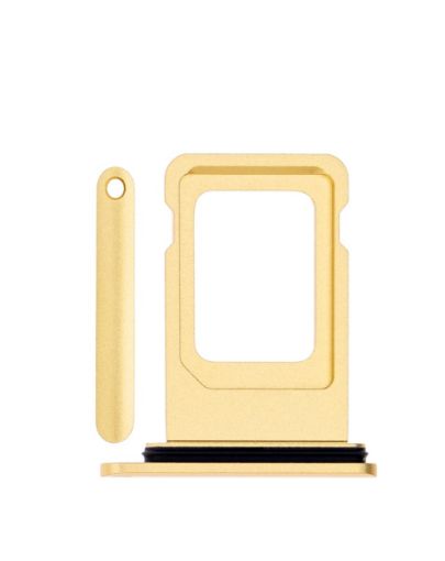 Single Sim Card Tray for iPhone XR - YELLOW