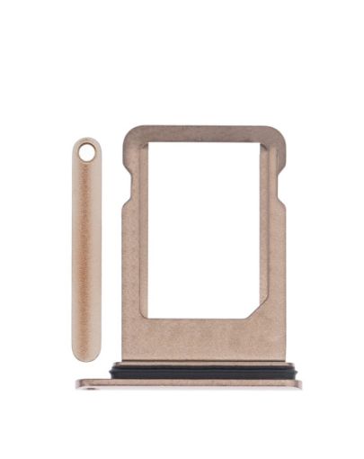 Single Sim Card Tray for iPhone XS - GOLD