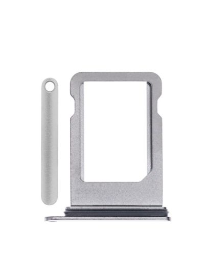 Single Sim Card Tray for iPhone XS - SILVER