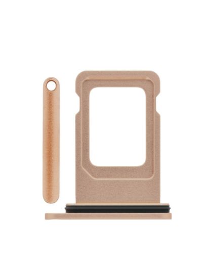 Single Sim Card Tray for iPhone XS Max - GOLD