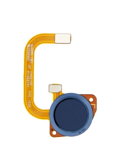 Motorola Moto E Fingerprint Sensor With Flex Cable - MISTY BLUE