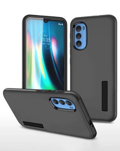 Moto G Stylus 4G 2022 Dual Layer Protective Case - GRAY