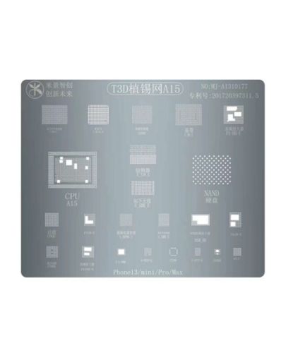 MiJing High Precision BGA Reballing Stencil for iPhone 13 Mini / 13 / 13P / 13 PM