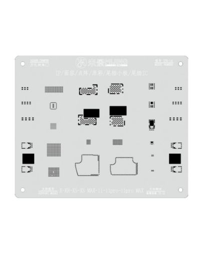 MiJing Dot Projector BGA Reballing Stencil for iPhone X to 11 PM