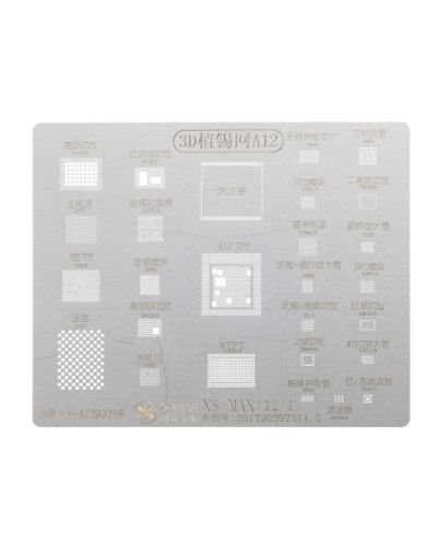MiJing 3D BGA Reball Stencil for iPhone XS Max