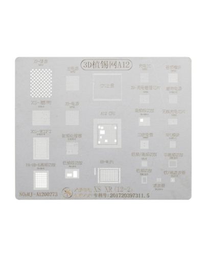 MiJing 3D BGA Reball Stencil for iPhone XS / XR