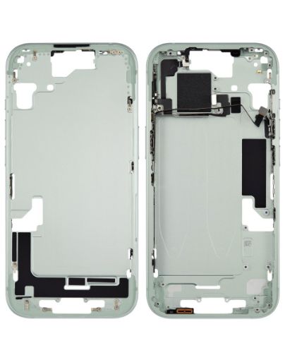 Middle Frame with Small Parts for iPhone 15 - GREEN - US Version